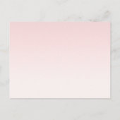 Vrijgezellenfeest Bingo | roze blos Uitnodiging Briefkaart (Achterkant)