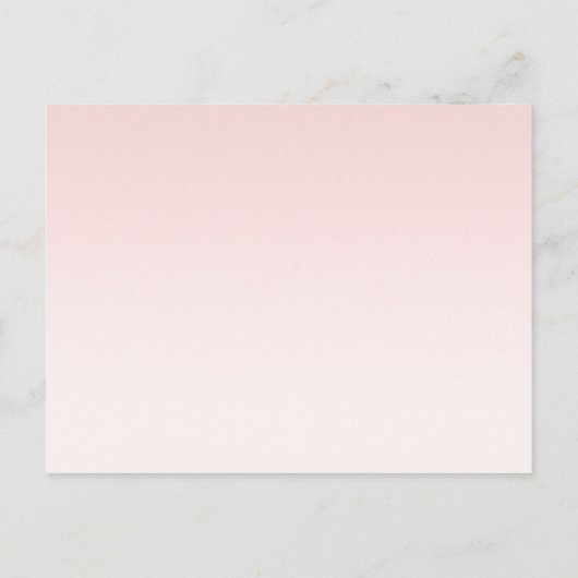 Vrijgezellenfeest Bingo | roze blos Uitnodiging Briefkaart (Achterkant)