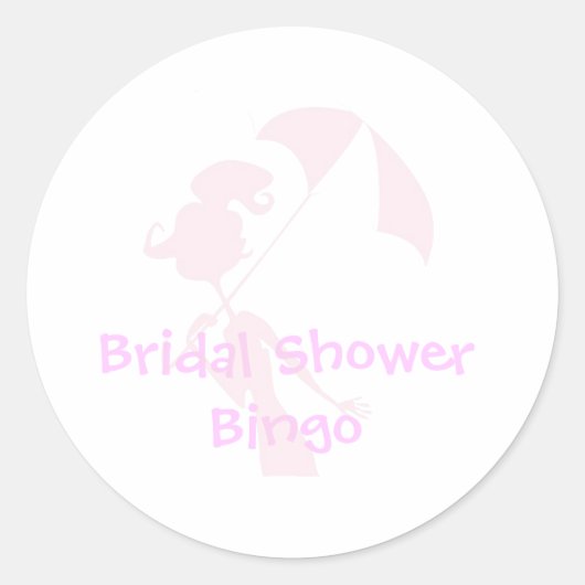Vrijgezellenfeest Bingo Stickers (Voorkant)