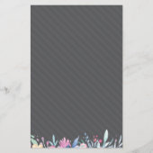 Vrijgezellenfeest Bingo, Tea Party met Flowers Flyer (Achterkant)