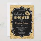 Vrijgezellenfeest - Black Gold Kaart (Voorkant)