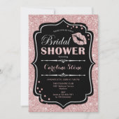 Vrijgezellenfeest - Black Roos Gold Kaart (Voorkant)