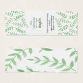 Vrijgezellenfeest Bladwijzer Mini Visitekaartjes (Voorkant /achterkant)