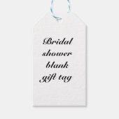 Vrijgezellenfeest blanco geschenk label cadeaulabel (Voorkant)