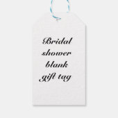 Vrijgezellenfeest blanco geschenk label cadeaulabel (Achterkant)