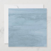 Vrijgezellenfeest blauw woestijncactus ventilator kaart (Achterkant)