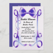 Vrijgezellenfeest Blauwe Bow en lint grensgebied u Kaart (Voorkant / Achterkant)