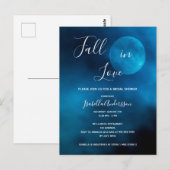 Vrijgezellenfeest blauwe maan herfst uit liefde ui briefkaart (Voorkant / Achterkant)