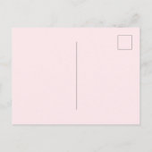 Vrijgezellenfeest blauwe roze roze roze goudmeel w briefkaart (Achterkant)