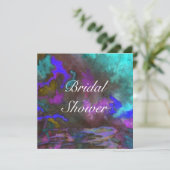 Vrijgezellenfeest Blauwgroen Fusion 2 bruiloft uit Kaart (Staand voorkant)