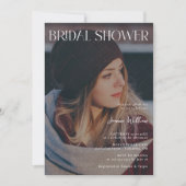 Vrijgezellenfeest Bliss: Aangepaste foto & Modern  Kaart (Voorkant)