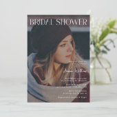 Vrijgezellenfeest Bliss: Aangepaste foto & Modern  Kaart (Staand voorkant)