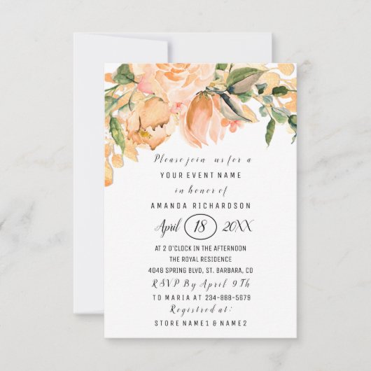 Vrijgezellenfeest Bloedkoraal goud Glitter Stippen Kaart (Voorkant)