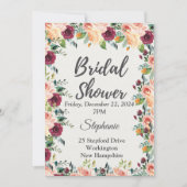 Vrijgezellenfeest, bloei omringend kaart (Voorkant)