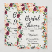 Vrijgezellenfeest, bloei omringend kaart (Voorkant / Achterkant)