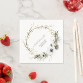 Vrijgezellenfeest Bloemen BOHO Krans Anemoon Rusti Servetten (Insitu)