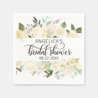 Vrijgezellenfeest Bloemen Waterverf Roze Ivoor