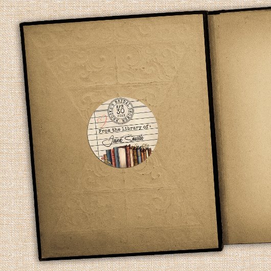 Vrijgezellenfeest Bloemenboek Hoesje Sticker