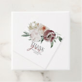 vrijgezellenfeest, bloemenbruid, bruid om klassiek bedankjes labels (In situ)