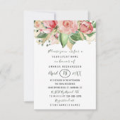 Vrijgezellenfeest Blokkering Brunch Munt Rozen Blu Kaart (Voorkant)