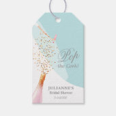 Vrijgezellenfeest Blue Favor Cadeaulabel (Voorkant)