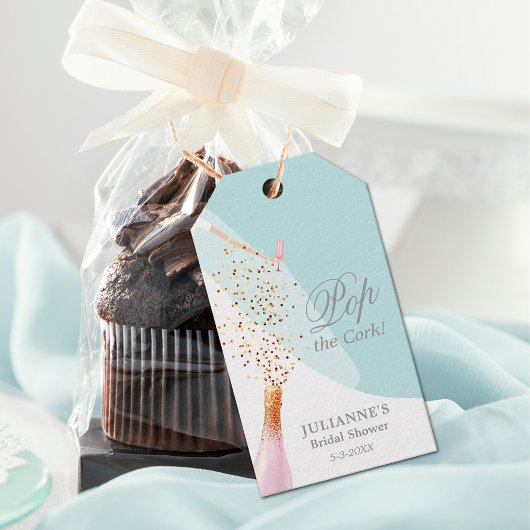Vrijgezellenfeest Blue Favor Cadeaulabel