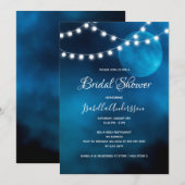 Vrijgezellenfeest Blue Moon Fairy Lichten Romantie Kaart (Voorkant / Achterkant)