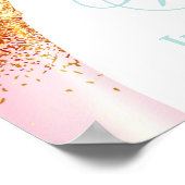 Vrijgezellenfeest Blue Welkom Poster (Hoek)