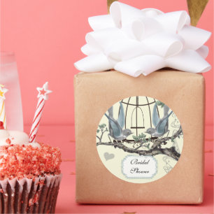 Vrijgezellenfeest  Bluebird Wedding Seal Ronde Sticker