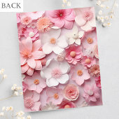 Vrijgezellenfeest Blush Pink Flowers Budgetuitnodi Flyer