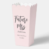 Vrijgezellenfeest Blush Pink Future Mrs Favor Box Bedankdoosjes (Achterkant)