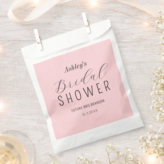 Vrijgezellenfeest Blush Roze Favor Tassen Bedankzakje (Geknipt)