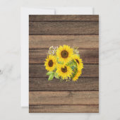 Vrijgezellenfeest Boerderij Zonnebloem Rustiek Kaart (Achterkant)