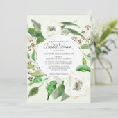 Vrijgezellenfeest BOHO Eucalyptus Leaf Foliage Roo Kaart (Staand voorkant)