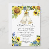 Vrijgezellenfeest BOHO Floral Teepee Zonnebloem Da Kaart (Voorkant)