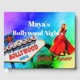 Vrijgezellenfeest Bollywood Indiaanse Colorful Mod Gastenboek