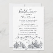 Vrijgezellenfeest Bomen Natuur Black Grey Kaart (Voorkant)