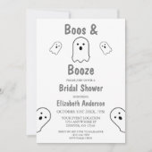 Vrijgezellenfeest Boos en Booze Halloween Kaart (Voorkant)