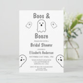 Vrijgezellenfeest Boos en Booze Halloween Kaart (Staand voorkant)