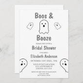 Vrijgezellenfeest Boos en Booze Halloween Kaart (Voorkant / Achterkant)