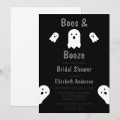 Vrijgezellenfeest Boos en Booze Halloween Kaart (Voorkant / Achterkant)