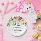 Vrijgezellenfeest Bord, Blush Papieren Bordje (Feest)