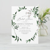 Vrijgezellenfeest bos bos bos kaart (Staand voorkant)