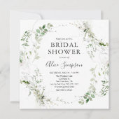 Vrijgezellenfeest Botanische Greenery Modern Kaart (Voorkant)