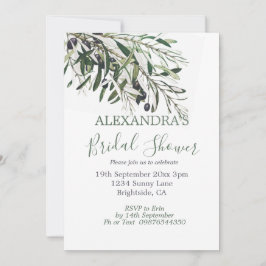 Vrijgezellenfeest Botanische Italiaanse Groene Oli Kaart