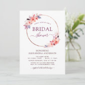 Vrijgezellenfeest Bourgogne Geometrische Lente Blo Kaart (Staand voorkant)