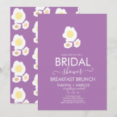 Vrijgezellenfeest Breakfast Eggs Brunch Pattern Kaart (Voorkant / Achterkant)