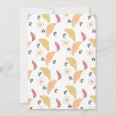 Vrijgezellenfeest Breakfast Eggs Croissant Brunch Kaart (Achterkant)