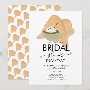 Vrijgezellenfeest Breakfast Waffles Brunch Coffee Kaart