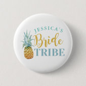 vrijgezellenfeest Bride Badges Bachelorette Pineap Ronde Button 5,7 Cm (Voorkant)